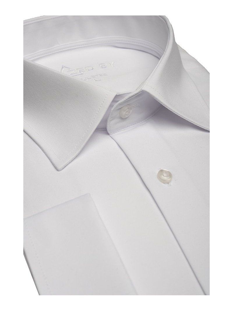 White french collar shirt